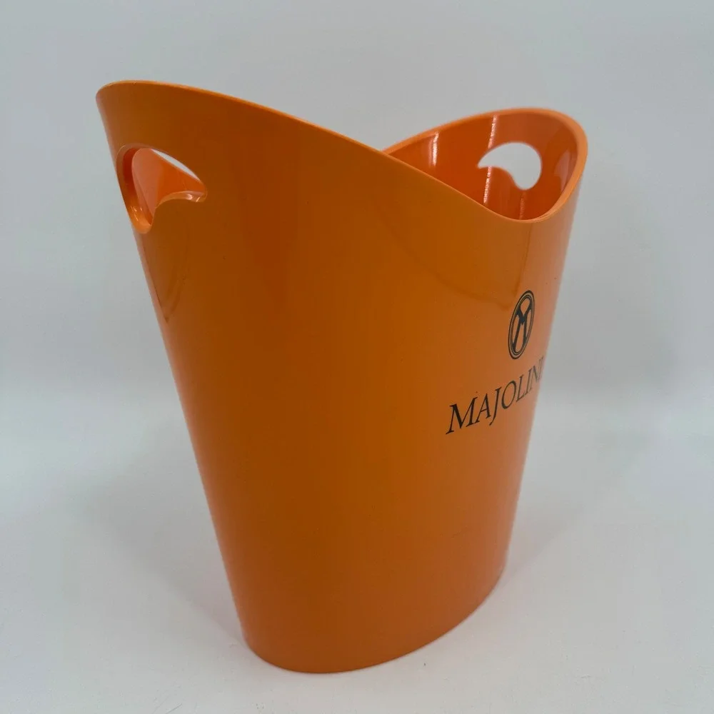 Majolini‎ Orange Rumex Bucket Patented Ice Wine Cooler Made in Italy